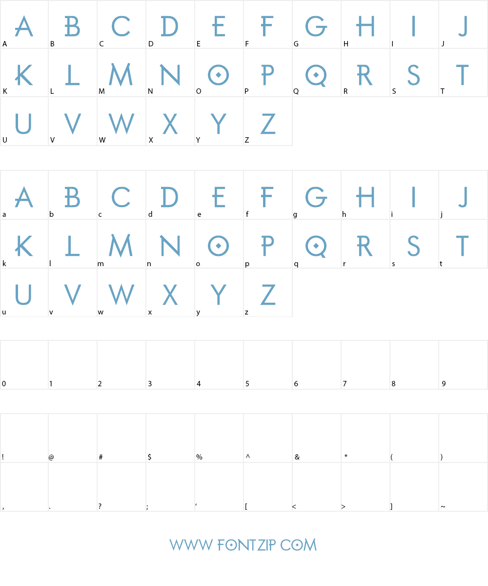Mortal Engines Font Character